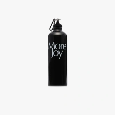 Shop More Joy Wasserflasche Mit Logo In Schwarz