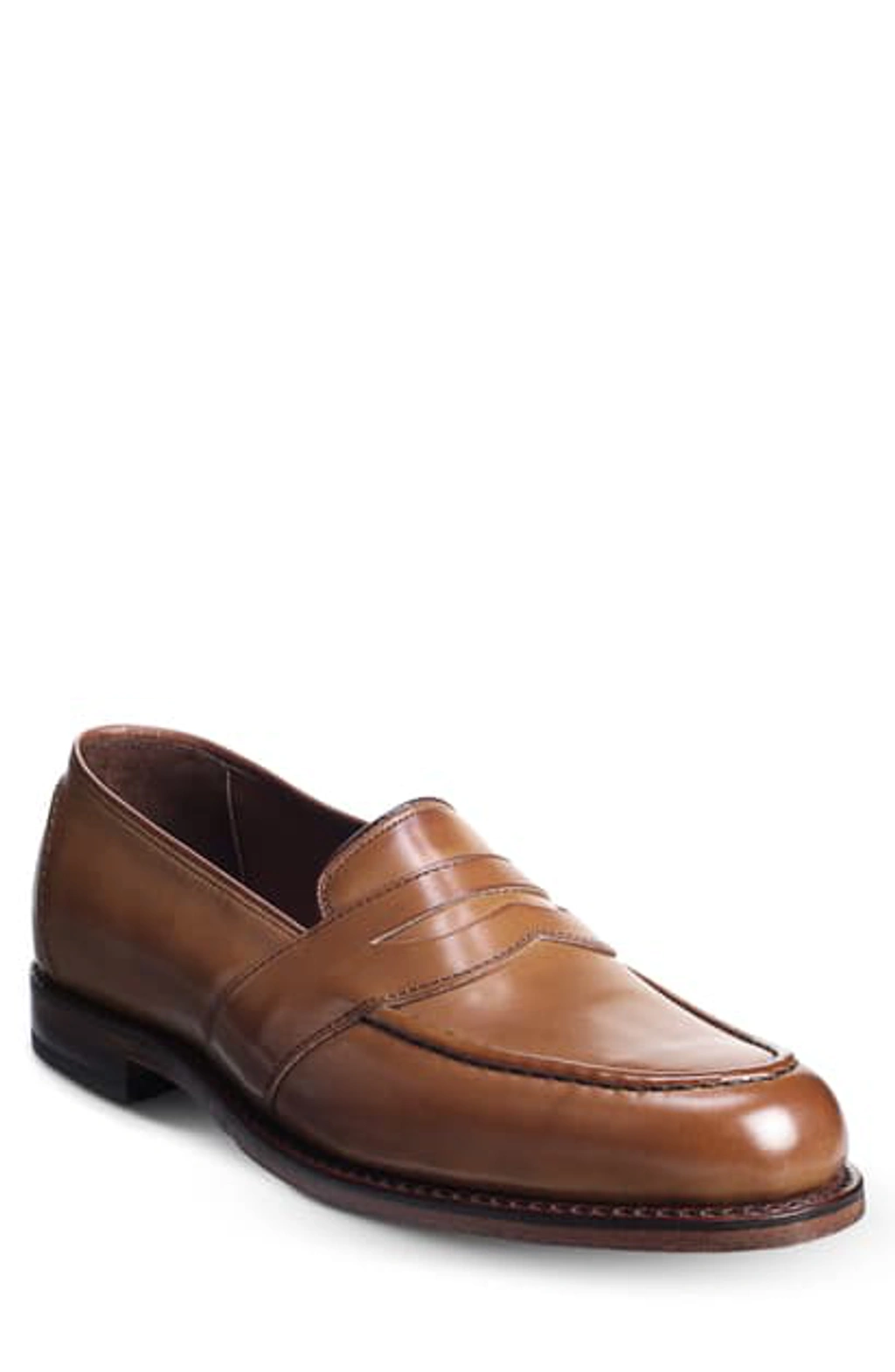 Allen Edmonds Wooster Street Penny Loafer In Walnut Leather  display picture 1