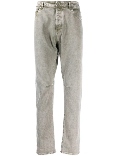 Shop Brunello Cucinelli Straight-leg Jeans In Green