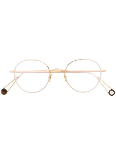 Shop Ahlem Iena Round-frame Glasses In Gold