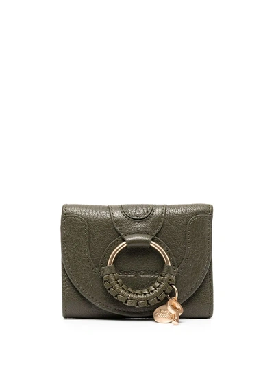 Shop See By Chloé Hana Compact Wallet In Green