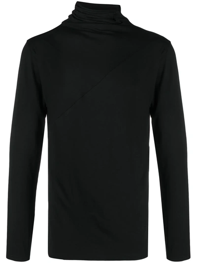 Shop Alchemy Turtleneck Jumper In Black