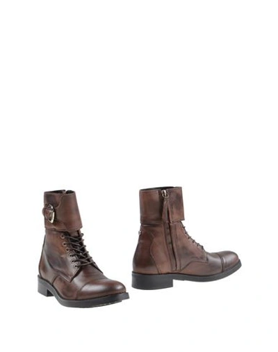 Diesel Ankle Boot In Dark Brown