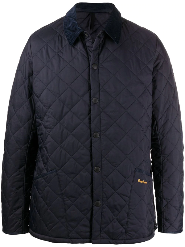 Barbour Liddesdale Tailored Fit Quilted Nylon Jacket In Navy | ModeSens