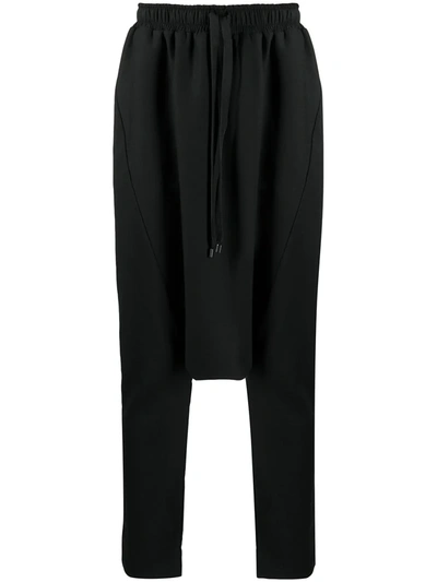 Shop Alchemy Dropped Crotch Trousers In Black