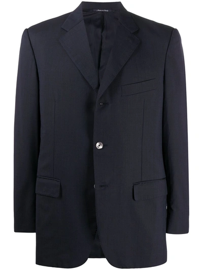 Pre-owned Saint Laurent 2000s Single-breasted Blazer In Blue