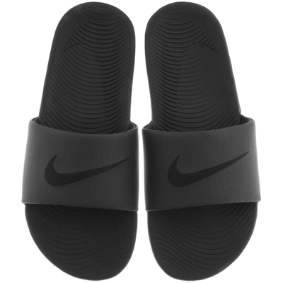 Shop Nike Kawa Sliders Black