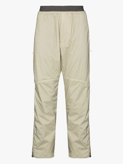 Shop And Wander Beige Alpha Performance Trousers In Neutrals