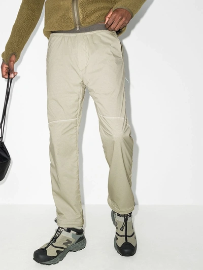 Shop And Wander Beige Alpha Performance Trousers In Neutrals