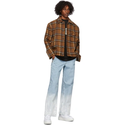 Shop Ader Error Blue Oversized Pelton Jeans In Ltblu