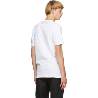 Shop Dsquared2 White Love Is... T-shirt In 100 White