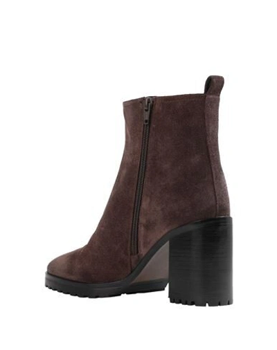 Shop Bruno Premi Woman Ankle Boots Dark Brown Size 10 Bovine Leather
