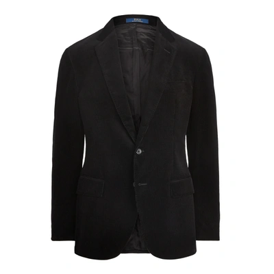 Shop Ralph Lauren Polo Corduroy Suit Jacket In Black