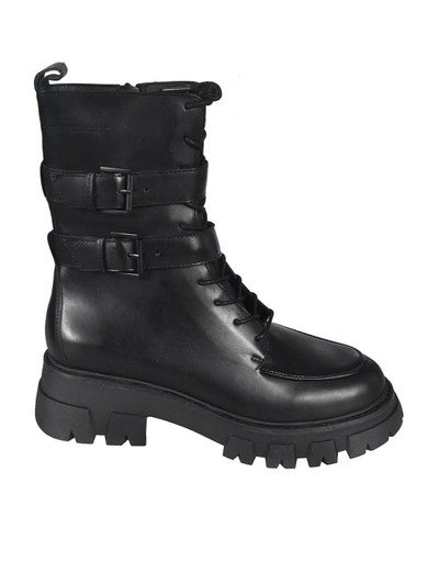 Shop Ash Lars Combat Boots In Black