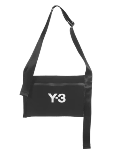 Shop Y-3 Ch3 Shoulder Bag In Black Cream