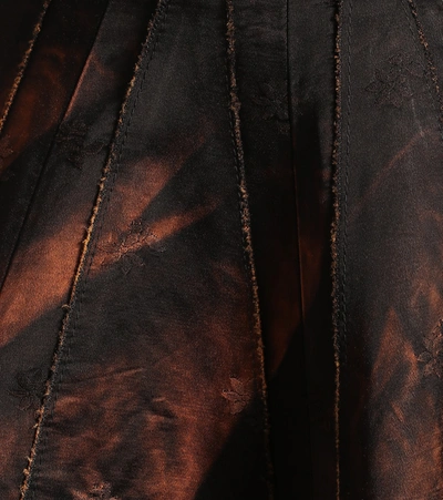 Shop Marni Cotton-blend Midi Skirt In Black
