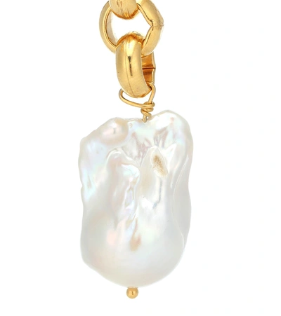 Shop Timeless Pearly 24kt Gold-plated Chain Necklace With Pearls