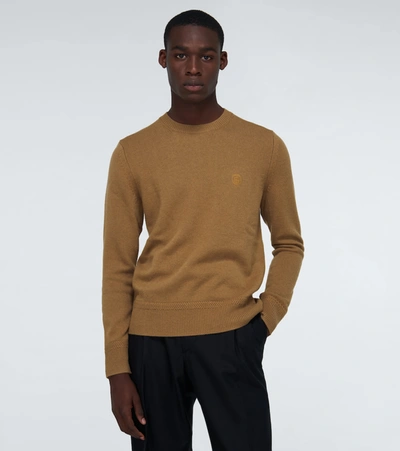 Shop Burberry Lapworth Cashmere Sweater In Beige