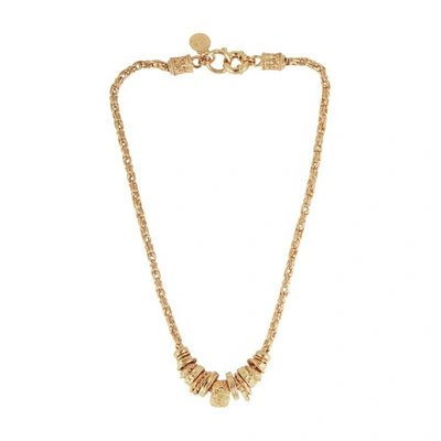 Shop Gas Bijoux Marquise Chaine Necklace In Yellow Gold