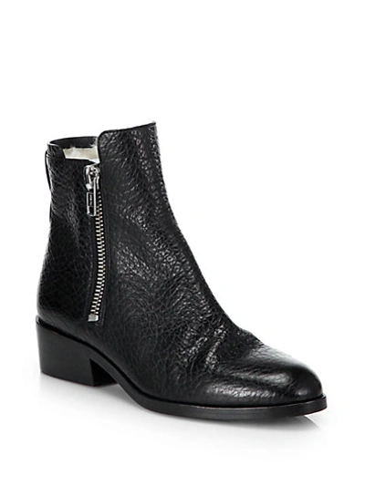 3.1 Phillip Lim / フィリップ リム Alexa Leather & Shearling Ankle Boots In Black