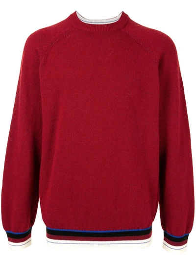 Shop Coohem Shetland Tech-knit Jumper In Red