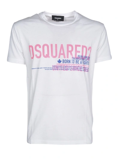 Shop Dsquared2 Crewneck T-shirt In White