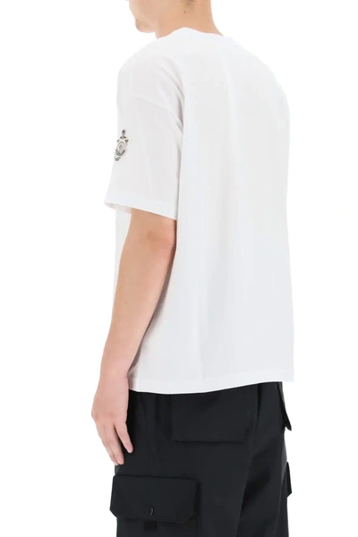 Shop Moncler Genius 1 Sylvester T-shirt In White