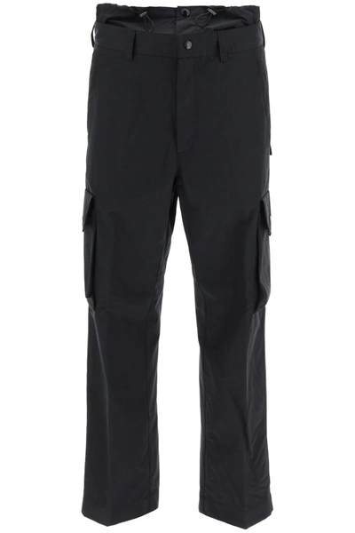 Shop Moncler X Jwanderson  Genius 1 Cargo Pants In Black