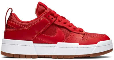 Pre-owned Nike Dunk Low Disrupt Red Gum (women's) In Gym Red/summit White-gum Medium Brown
