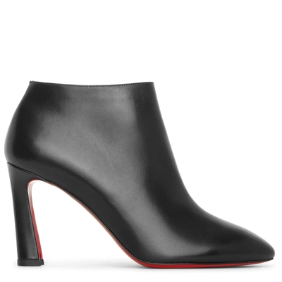 Shop Christian Louboutin Eleonor 85 Leather Ankle Boots