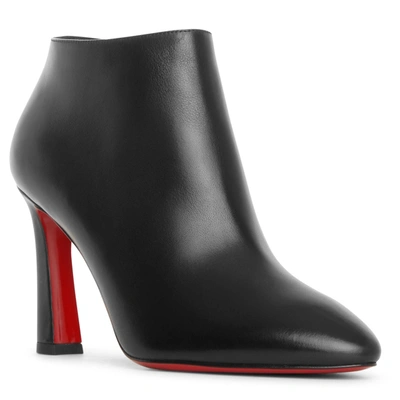 Shop Christian Louboutin Eleonor 85 Leather Ankle Boots