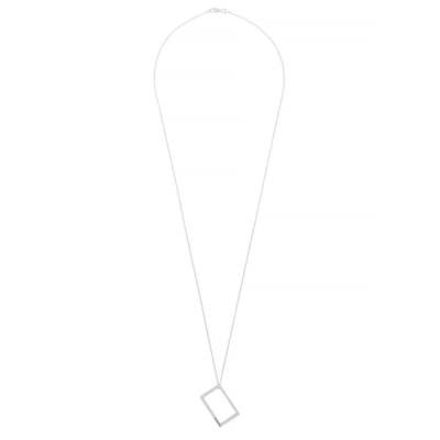 Shop Le Gramme 2.5g Polished And Brushed Sterling Silver Necklace