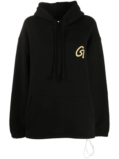 Shop Goodboy Logo Drawstring Hoodie In Black