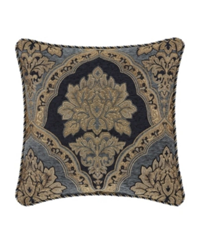 Shop J Queen New York Bristol Decorative Pillow, 18" X 18" In Indigo
