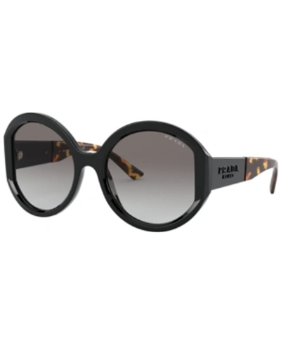 Shop Prada Women's Sunglasses, Pr 22xs 55 In Black