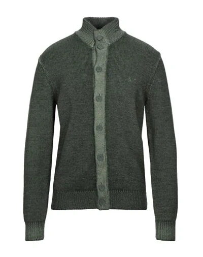 Shop Sun 68 Cardigans In Military Green