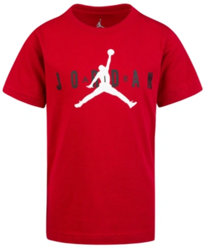 Shop Jordan Little Boys Logo T-shirt In Red