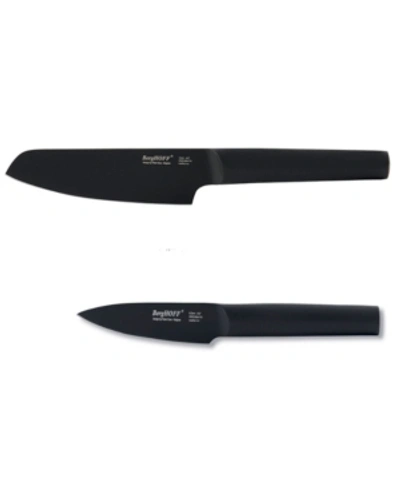 Berghoff Vegetable & Paring Knife 2-piece Set In Black