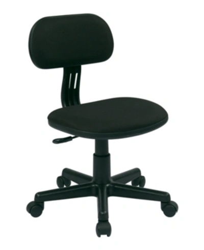 Shop Office Star Student Task Chair In Black