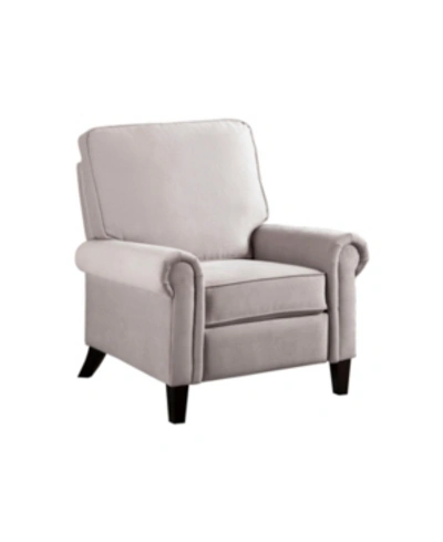 Shop Abbyson Living Aryan Recliner In Grey