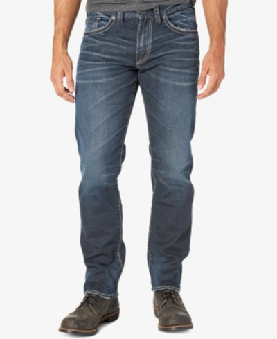 Shop Silver Jeans Co. Men's Eddie Athletic Fit Taper Jeans In Indigo