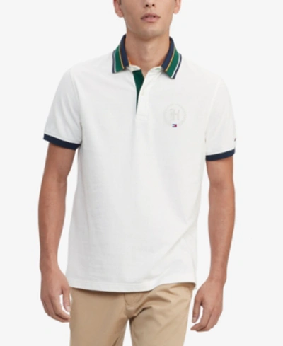 Shop Tommy Hilfiger Men's Oscar Polo In Fence White