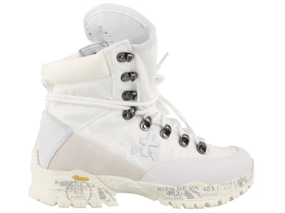 Shop Premiata Mid Tre Ankle Boot In White