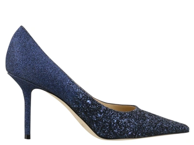 Shop Jimmy Choo Love 85 Pump In Blue