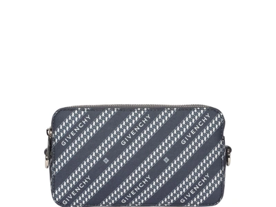 Shop Givenchy Zip Pouch In Blue