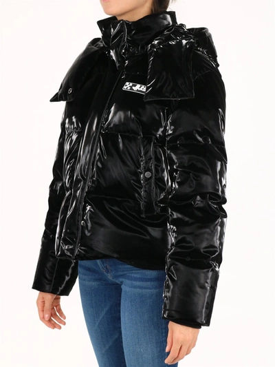 Shop Off-white Down Jacket Black