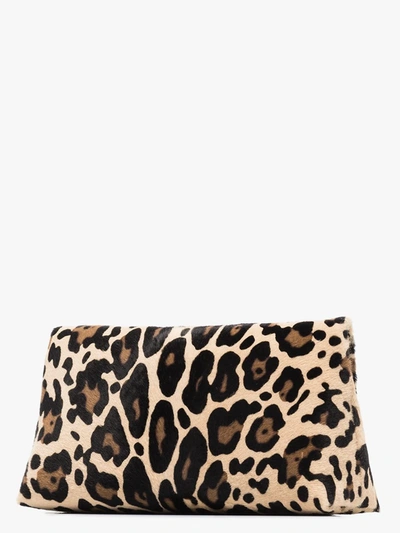 Shop Tom Ford Brown Label Small Leopard Print Shoulder Bag In Black