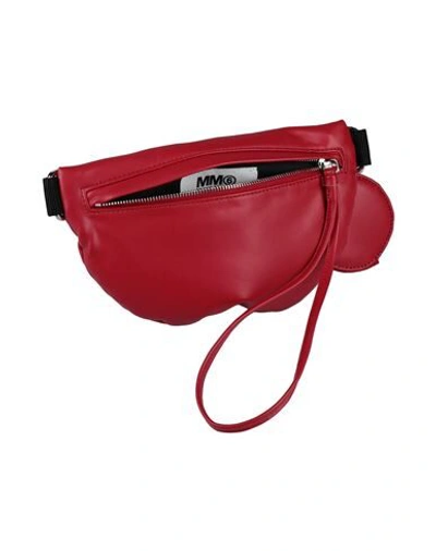 Shop Mm6 Maison Margiela Bum Bags In Red