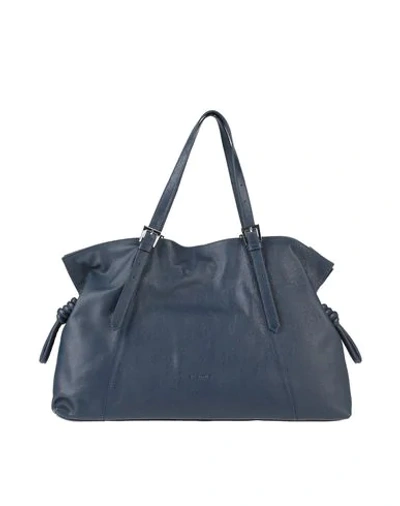 Shop Cromia Handbags In Dark Blue