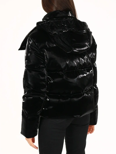 Shop Off-white Down Jacket Black